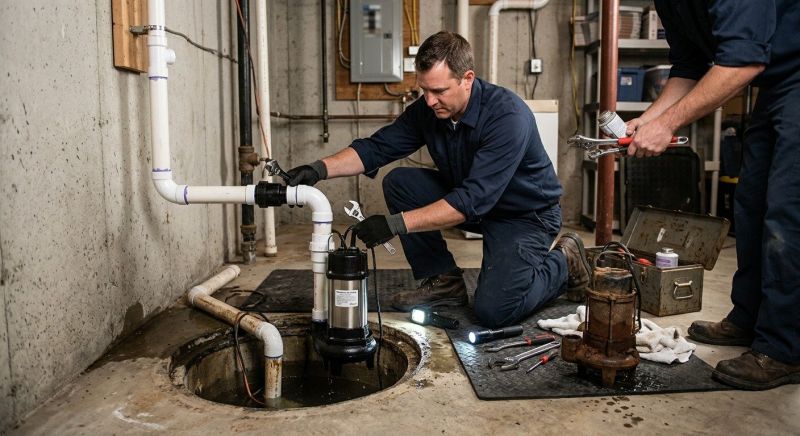 Ejector Pump Installation in Manchester, NH
